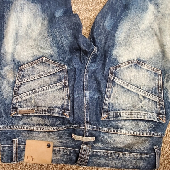 Lot of 2 Men's distressed denim Size 34 - Picture 3 of 7